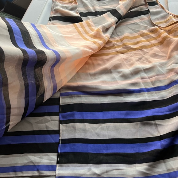 Cabi striped top, layered, size large - Picture 2 of 4